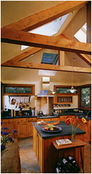 Enlarged kitchen and updated bathroom